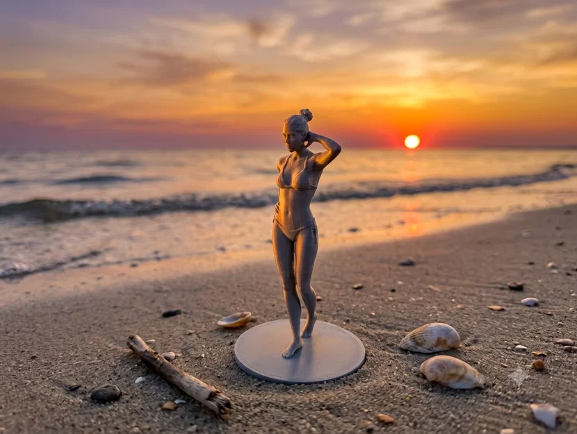 Người phụ nữ tạo dáng Yoga (Yoga Stance Woman) - Image 1