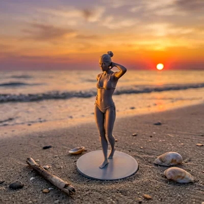 Người phụ nữ tạo dáng Yoga (Yoga Stance Woman)