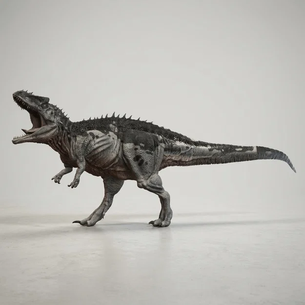 Mô hình 3D khủng long Acrocanthosaurus chi tiết cực đẹp - Image 1