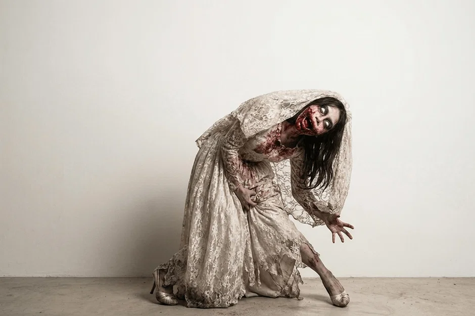 Mô hình 3D Zombie Cô Dâu Kinh Dị độc đáo cho người yêu nghệ thuật - Image 1