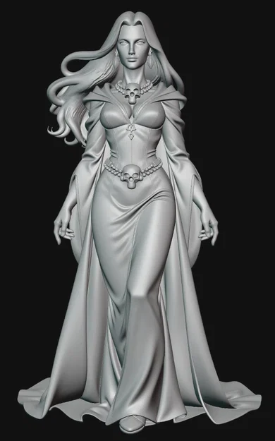 Mô hình 3D Morgan le Fay - Marvel Comics cực chi tiết cho người sưu tầm - Image 2
