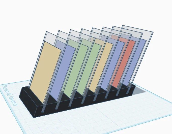 Giá đỡ trưng bày Toploader Holder Display (8 Toploader) - Image 1