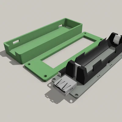 Vỏ bảo vệ cho module 18650 Shield V3 tiện dụng