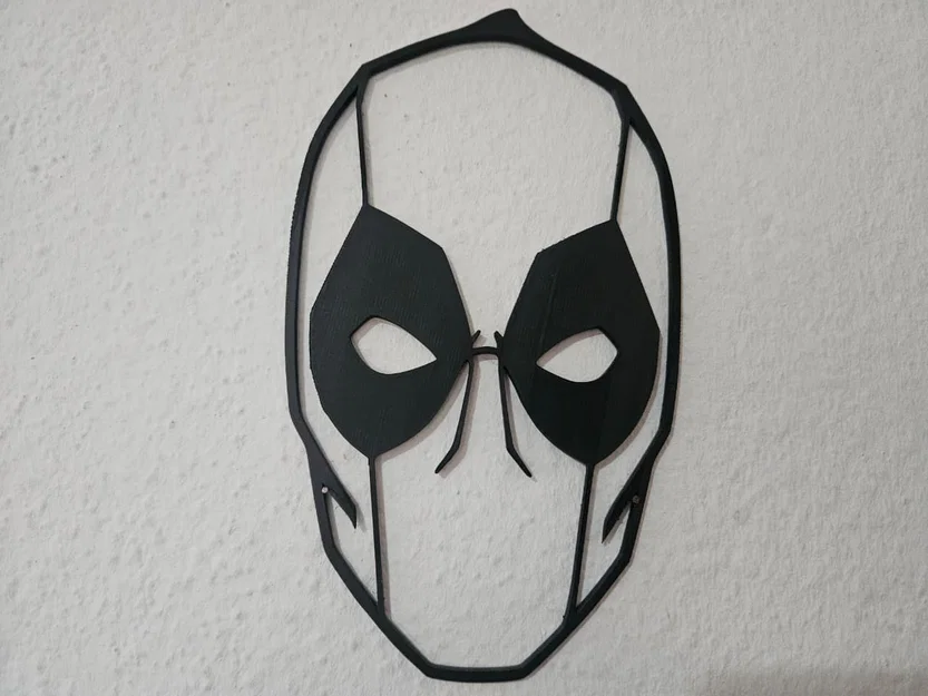 Deadpool Wall Art – Tranh treo tường line art - Image 1