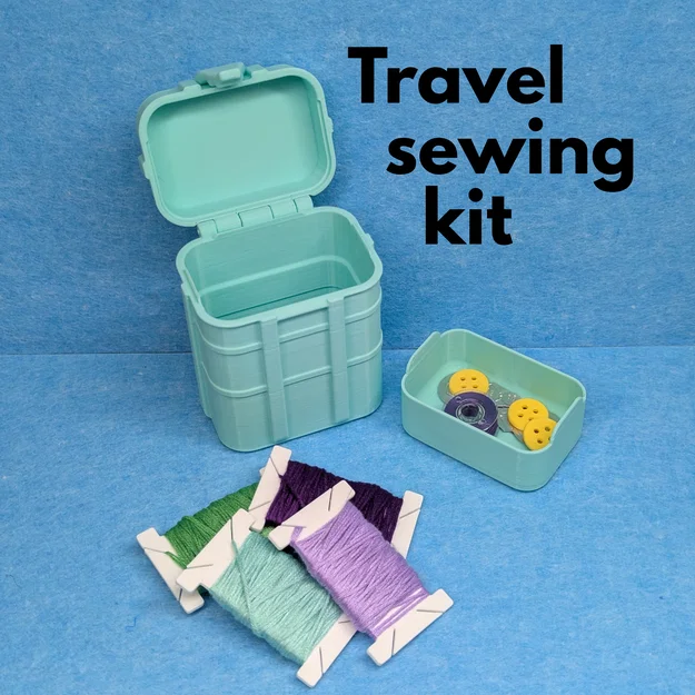 Bộ kit may vá du lịch – thêu, cross stitch, sửa khẩn cấp & đồ thủ công - Image 1