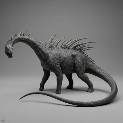 Mô hình 3D sinh vật huyền bí Mokele-mbembe vùng sông Congo