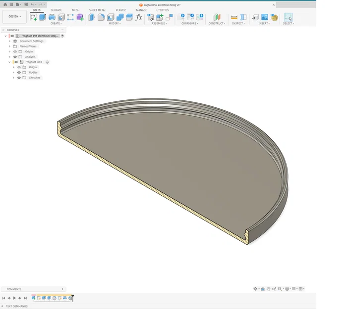 Nắp hũ sữa chua/kem 95mm & 75mm (in Flex TPU) - Image 3