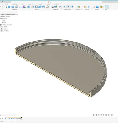 Nắp hũ sữa chua/kem 95mm & 75mm (in Flex TPU)