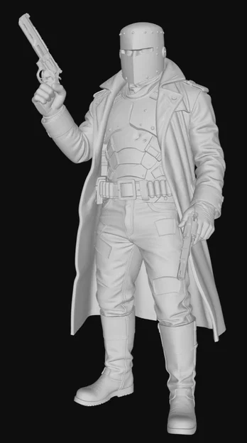 Mô hình Knight Vigilante 1 - Hiệp sĩ đô thị in 3D phong cách - Image 2