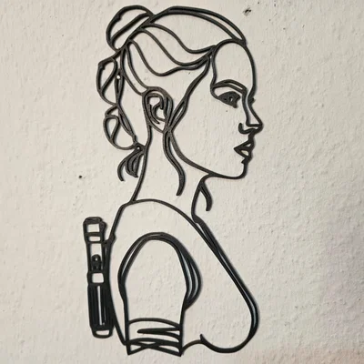 Tranh treo tường Rey Skywalker