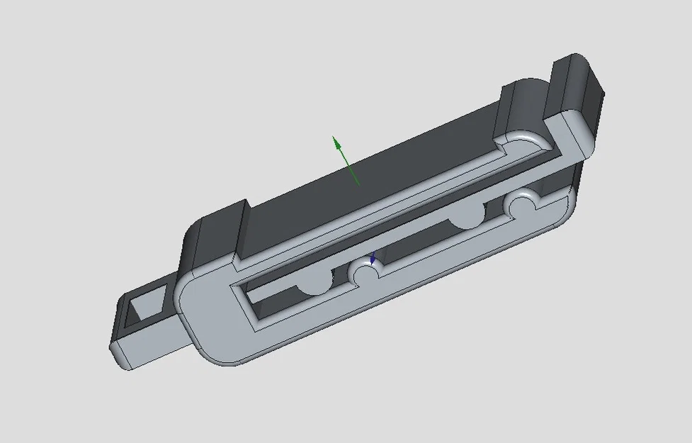 Ngàm kẹp cố định màn chiếu (Clip for projector screen) in 3D - Image 1