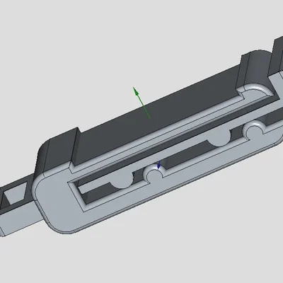 Ngàm kẹp cố định màn chiếu (Clip for projector screen) in 3D