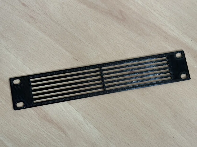 Tấm lưới thông gió 1U cho tủ rack 10 inch (Tự in 3D) - Image 1