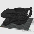 TyrannoGrip — Giá đỡ ly/cốc T. rex in 3D - Thumbnail 3