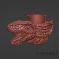 TyrannoGrip — Giá đỡ ly/cốc T. rex in 3D - Thumbnail 5