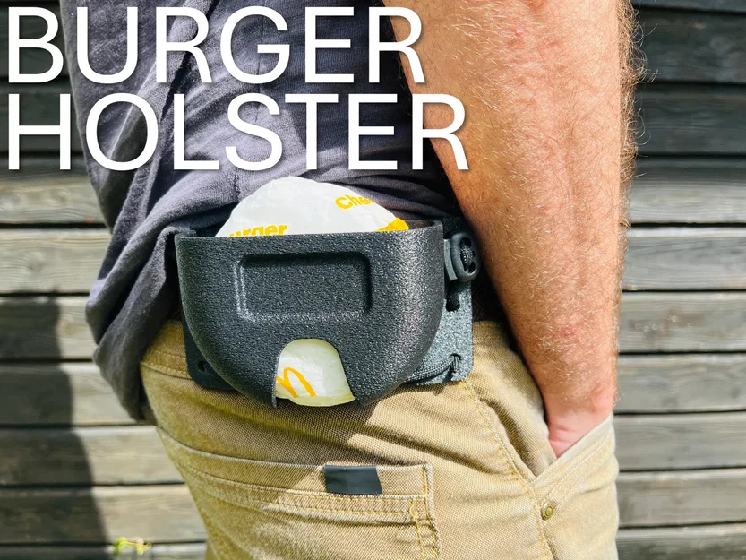 Holster Burger Đeo Hông (Burger/Cheeseburger) – Side Burger Holster - Image 1