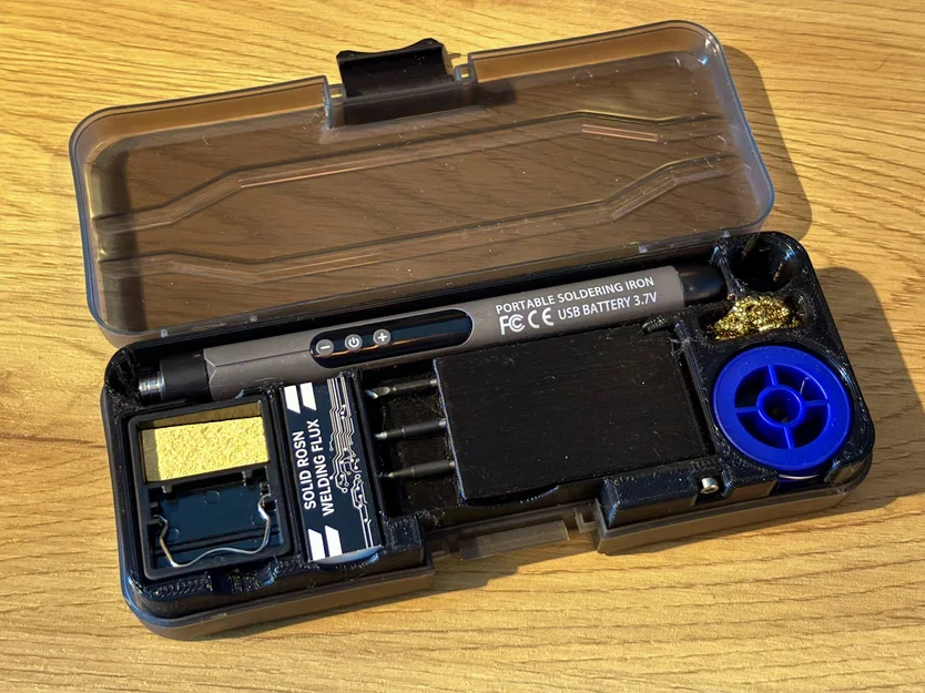 Insert hộp mỏ hàn SMD di động TK-USB-DS (Portable SMD Soldering Iron Box Insert) - Image 1