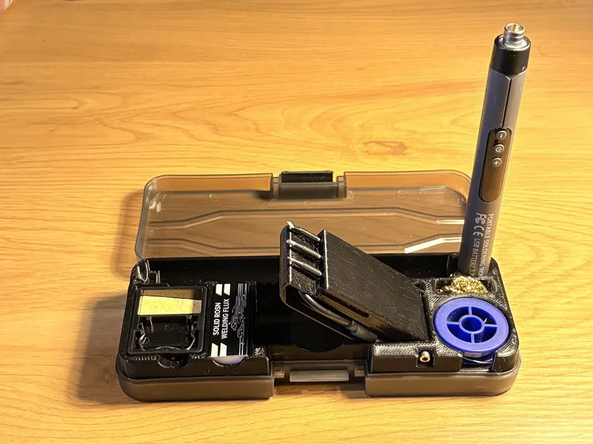 Insert hộp mỏ hàn SMD di động TK-USB-DS (Portable SMD Soldering Iron Box Insert) - Image 2