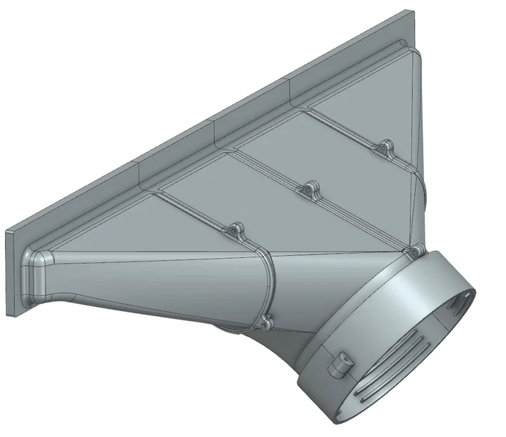 Adaptér cửa sổ mái Velux cho máy lạnh di động (AC) - ống 155mm - Image 1