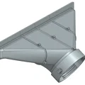 Adaptér cửa sổ mái Velux cho máy lạnh di động (AC) - ống 155mm - Thumbnail 1