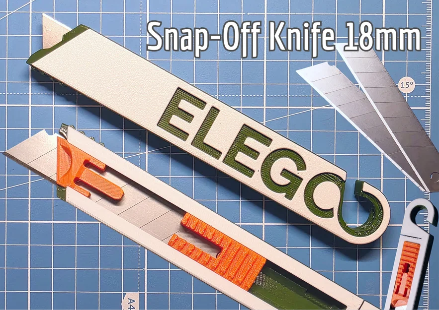 Dao rọc giấy hạng nặng 18mm (Heavy-Duty 18mm Utility Knife) - Image 1