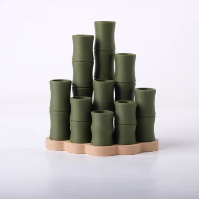 Bamboo Organizer – Khay/Tổ Chức Đồ Dạng Tre Hiện Đại