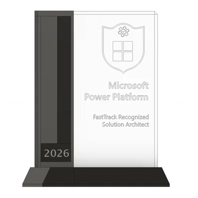 Khung đỡ huy hiệu FastTrack Recognized Solution Architect FTRSA
