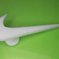 Phụ kiện trang trí dép Clog hình logo Nike in 3D cực chất - Thumbnail 3