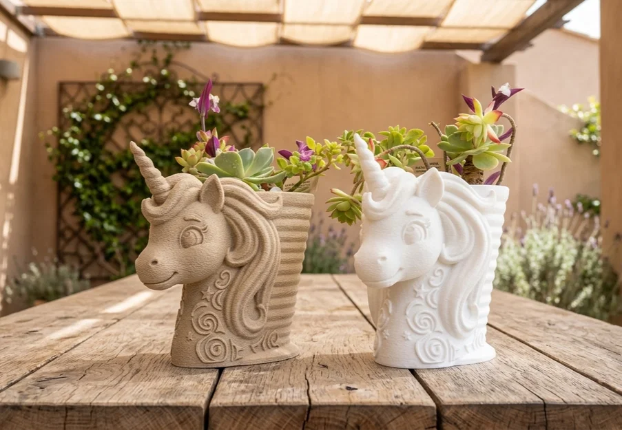 VASO UNICORNO (UNICORN VASE) – Chậu hoa hình kỳ lân - Image 1