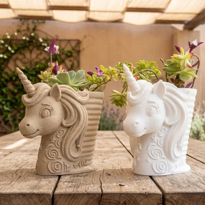VASO UNICORNO (UNICORN VASE) – Chậu hoa hình kỳ lân