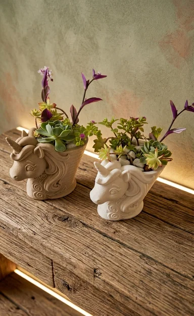 VASO UNICORNO (UNICORN VASE) – Chậu hoa hình kỳ lân - Image 2