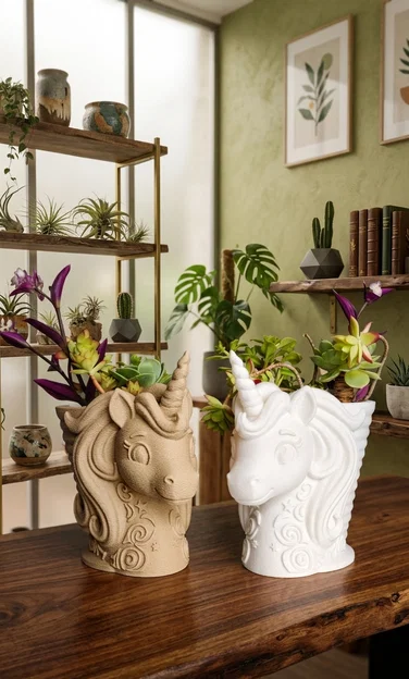 VASO UNICORNO (UNICORN VASE) – Chậu hoa hình kỳ lân - Image 3