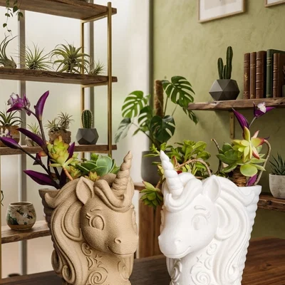 VASO UNICORNO (UNICORN VASE) – Chậu hoa hình kỳ lân
