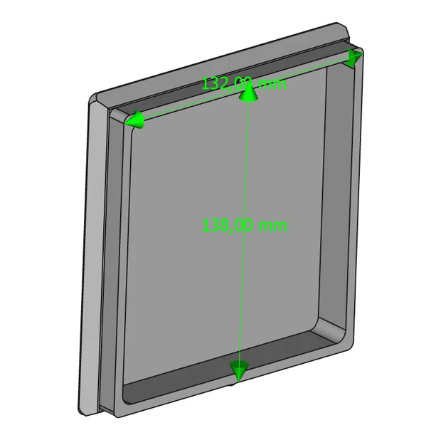 Nắp đậy trong Skimmer hồ bơi (Inner Skimmer Cover) - Phụ kiện in 3D - Image 4