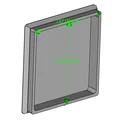 Nắp đậy trong Skimmer hồ bơi (Inner Skimmer Cover) - Phụ kiện in 3D - Thumbnail 4
