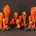5x Suối Phun Lava Núi Lửa [Tabletop Terrain 02] - Thumbnail 1