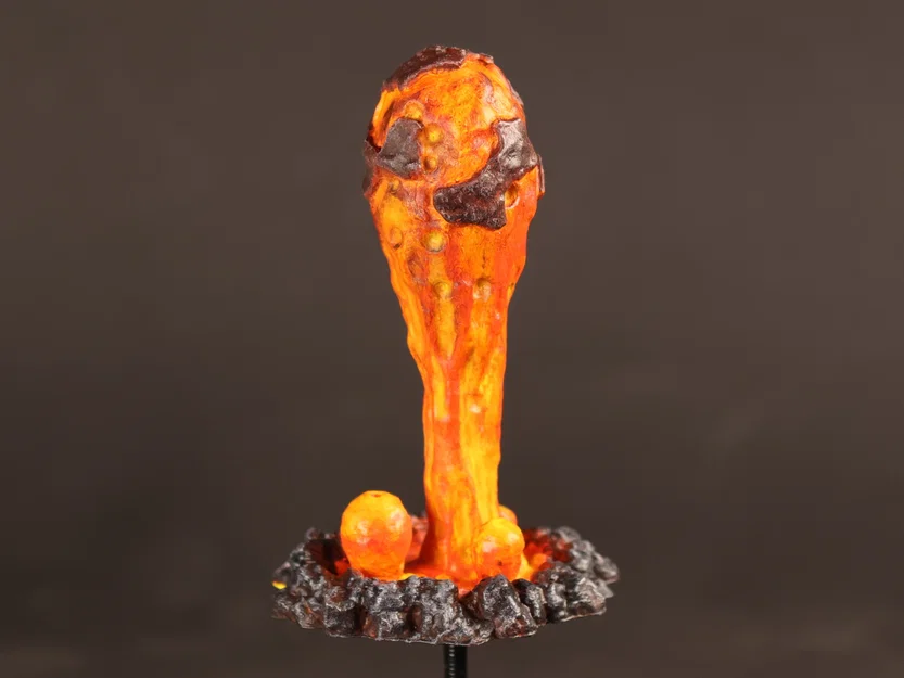 5x Suối Phun Lava Núi Lửa [Tabletop Terrain 02] - Image 5