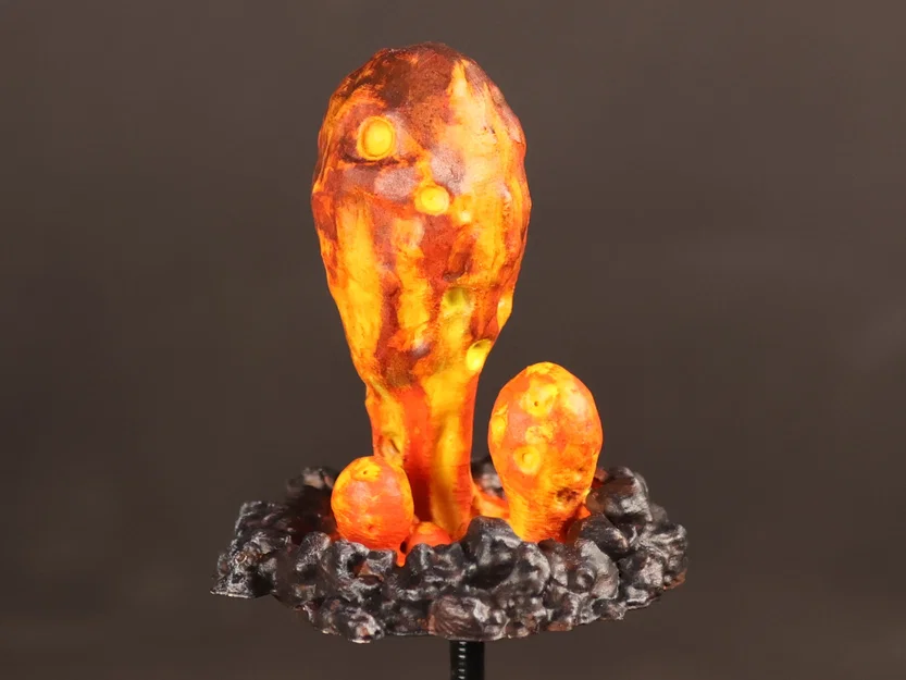 5x Suối Phun Lava Núi Lửa [Tabletop Terrain 02] - Image 6