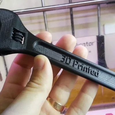 Mỏ lết in 3D (3D printable wrench) siêu bền, không cần supports