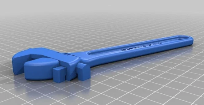 Mỏ lết in 3D (3D printable wrench) siêu bền, không cần supports - Image 2