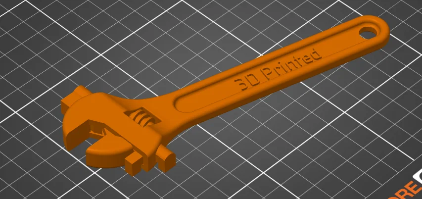 Mỏ lết in 3D (3D printable wrench) siêu bền, không cần supports - Image 3