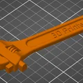 Mỏ lết in 3D (3D printable wrench) siêu bền, không cần supports - Thumbnail 3