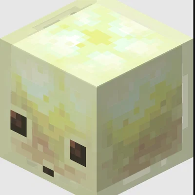 Mô hình Sulfur Cube Minecraft - Vật phẩm trang trí và hộp chứa nhỏ