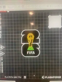 Mô hình logo 2026 FIFA World Cup in 3D trang trí hoặc làm móc khóa - Image 1
