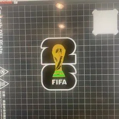 Mô hình logo 2026 FIFA World Cup in 3D trang trí hoặc làm móc khóa