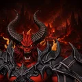 Vhorlath Realms – Demon – Hellspire Wardspear (Miniature STL in 3D Dark Fantasy) - Thumbnail 4
