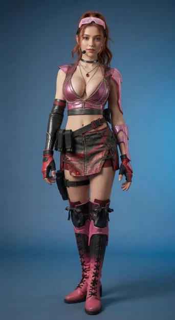 Yoo-Mi — Guerrera Cyberpunk | Figure 3D để In - Image 1