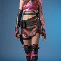 Yoo-Mi — Guerrera Cyberpunk | Figure 3D để In - Thumbnail 2