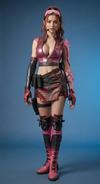 Yoo-Mi — Guerrera Cyberpunk | Figure 3D để In - Image 3