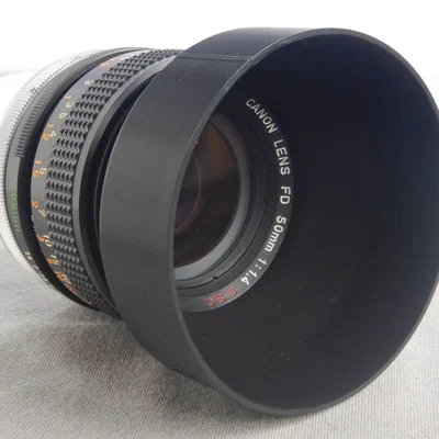 Loa che nắng Canon FD 50mm f1.4 (M55) – Lens hood / sun visor
